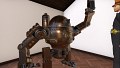 A Steampunk robot using PBR materials.